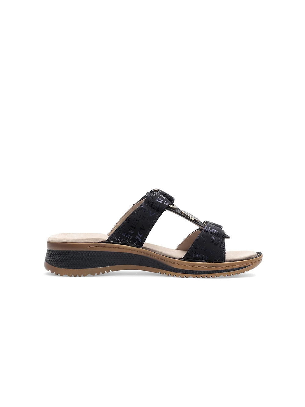 Pantolette Hawaii blau