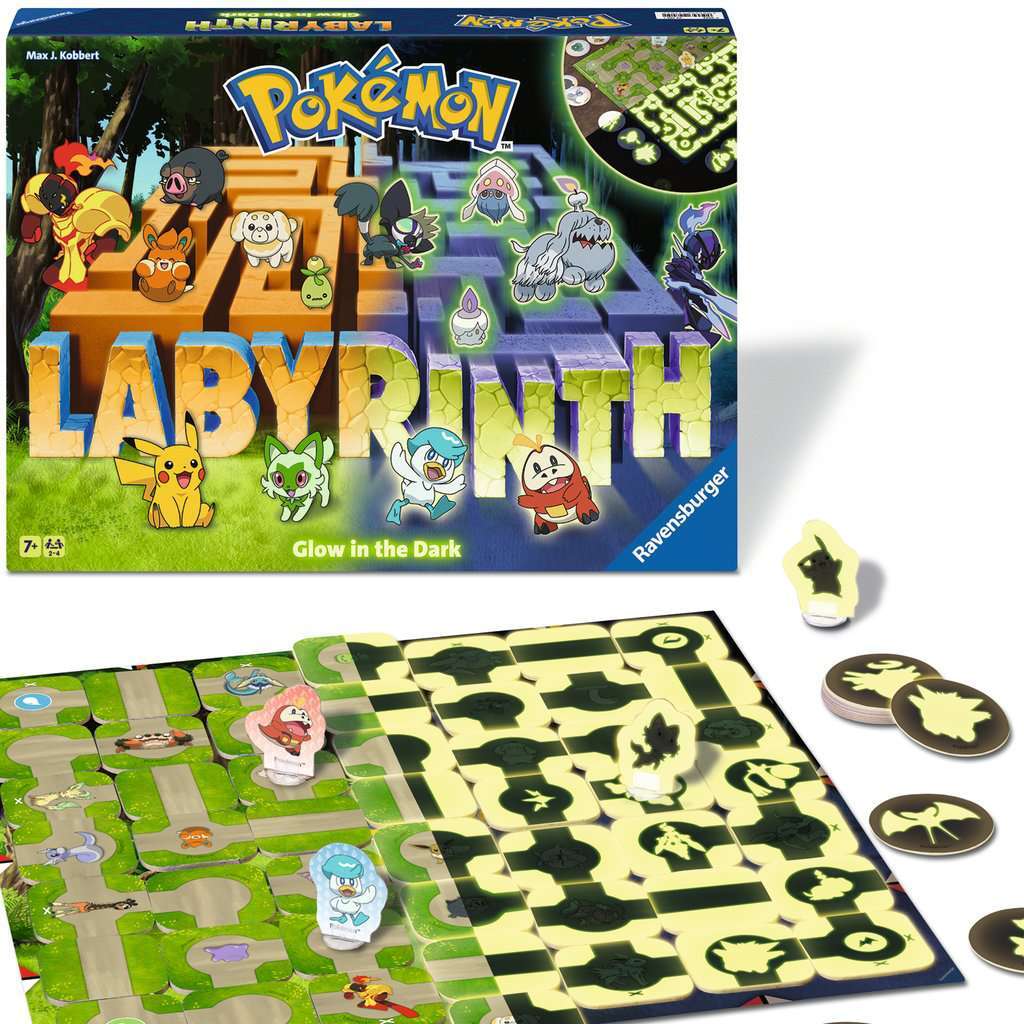 Ravensburger Spiel Pokémon Labyrinth Glow in the Dark