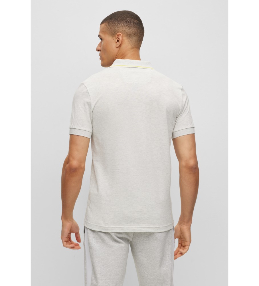 BOSS Polo Paule4 cinza