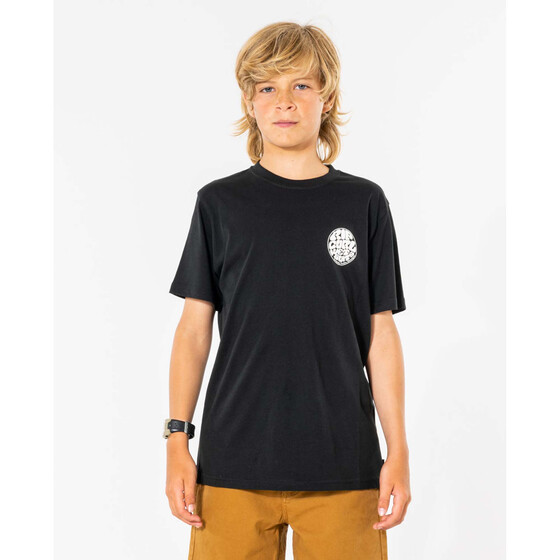 Rip Curl Wetsuit Icon Tee -Kids Black Kid FA24