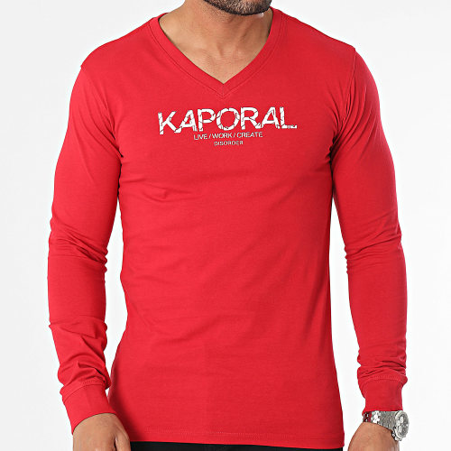 Tee Shirt Manches Longues Tark Rouge