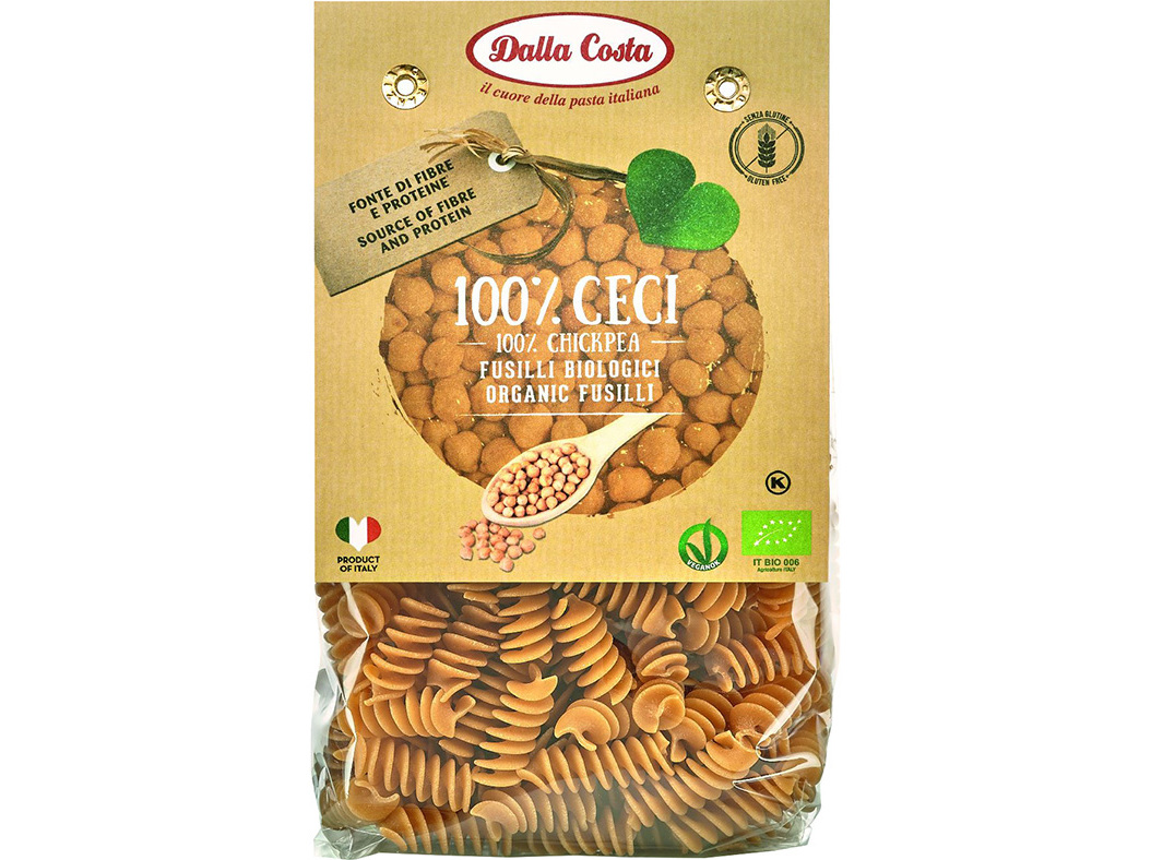 FUSILI DALLA COSTA GRÃO BICO BIO SEM GLÚTEN 250G