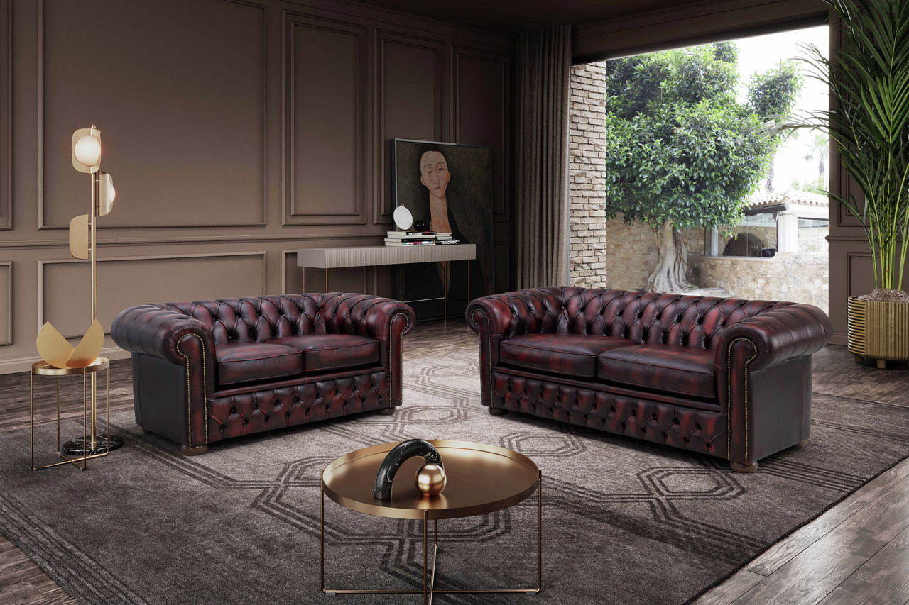 Zurbrüggen Sofa 2er I 913 CHESTERFIELD