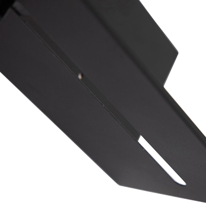 Moderne wandlamp zwart verstelbaar - Muro