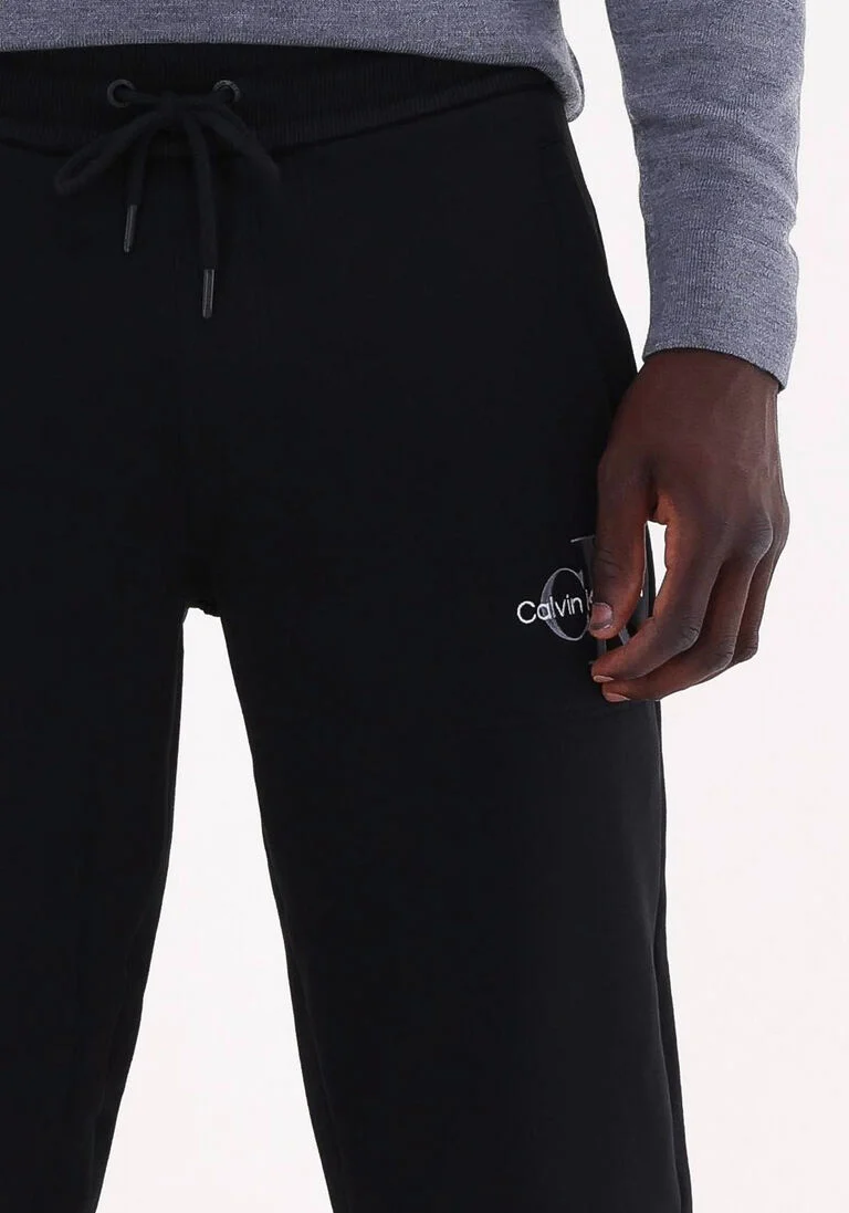 CALVIN KLEIN zwarte calvin klein sweatpant monologo hwk pant
