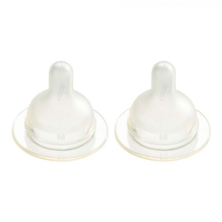 Difrax flessenspeen Wide Medium - 2 stuks transparant