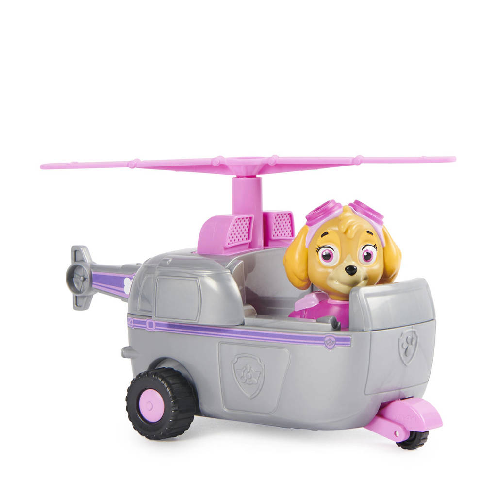 Sky met helikopterSkye's Helicopter