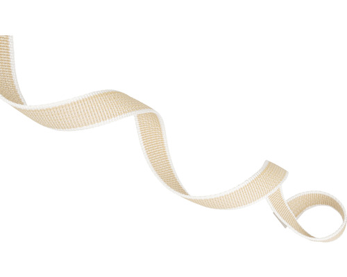Mamutec beige rolluikband, 23 mm, verkocht per meter