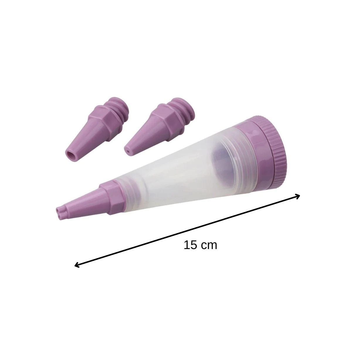 Stylo de pâtisserie et 3 embouts de décoration Sweet Sensation Zenker