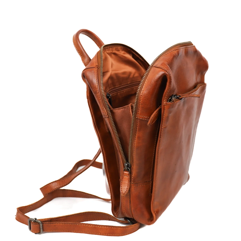Bear Design Compacte Rugzak Sil Cognac