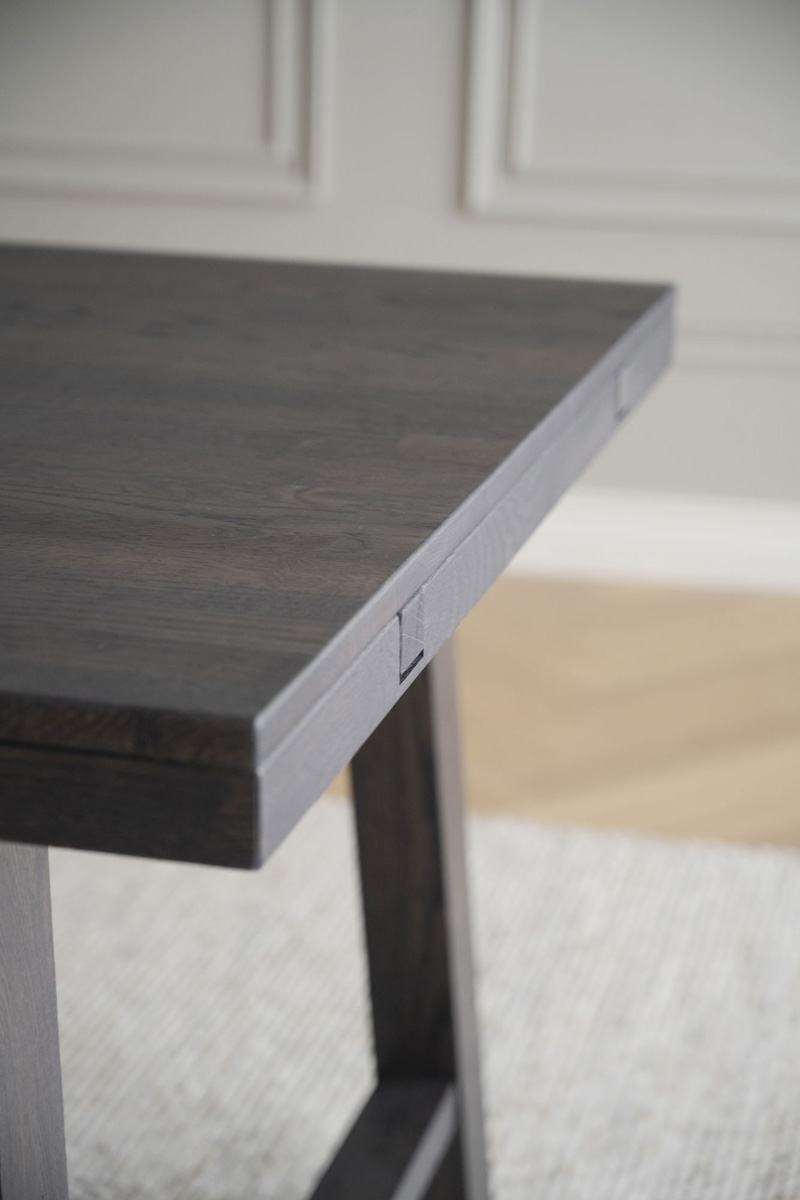 Houten eettafel Brooklyn verlengbaar Bruin