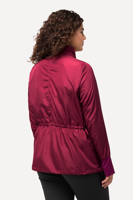 HYPRAR Jacke, leicht, Stehkragen, Tunnelzug, recycelt