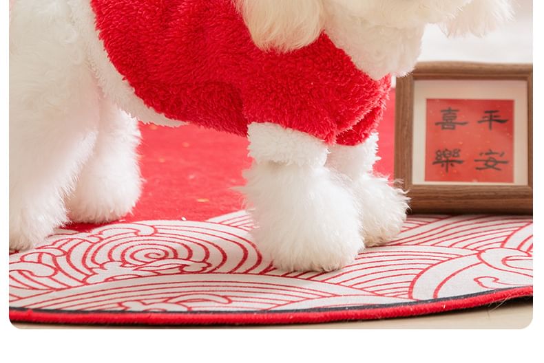 Cissilli - Chenille Pet Top voor Chinees Nieuwjaar (diverse ontwerpen)