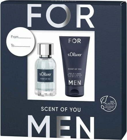 s.oliver Scent Of You Men Gifset Eau De Toilette & Douchegel 1 st
