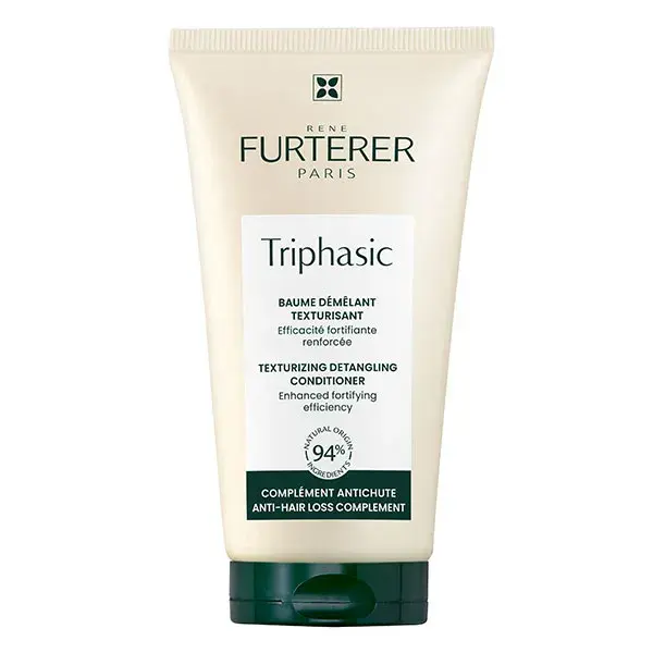 Bálsamo desembaraçante texturizador trifásico René Furterer para cabelos finos, tubo de 150ml