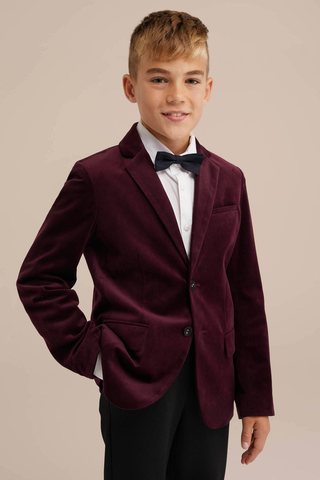 WE Fashion colbert donkerrood