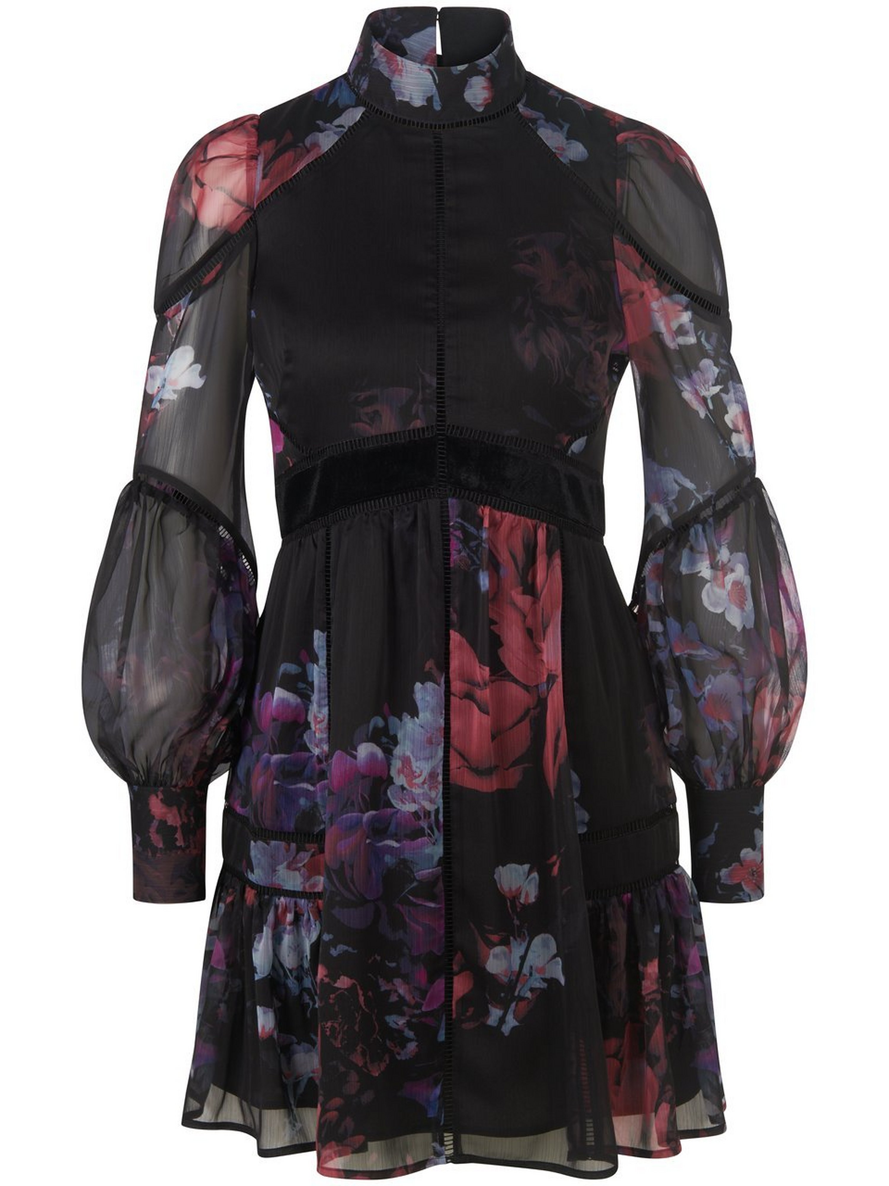 Kleid mit Stehkragen