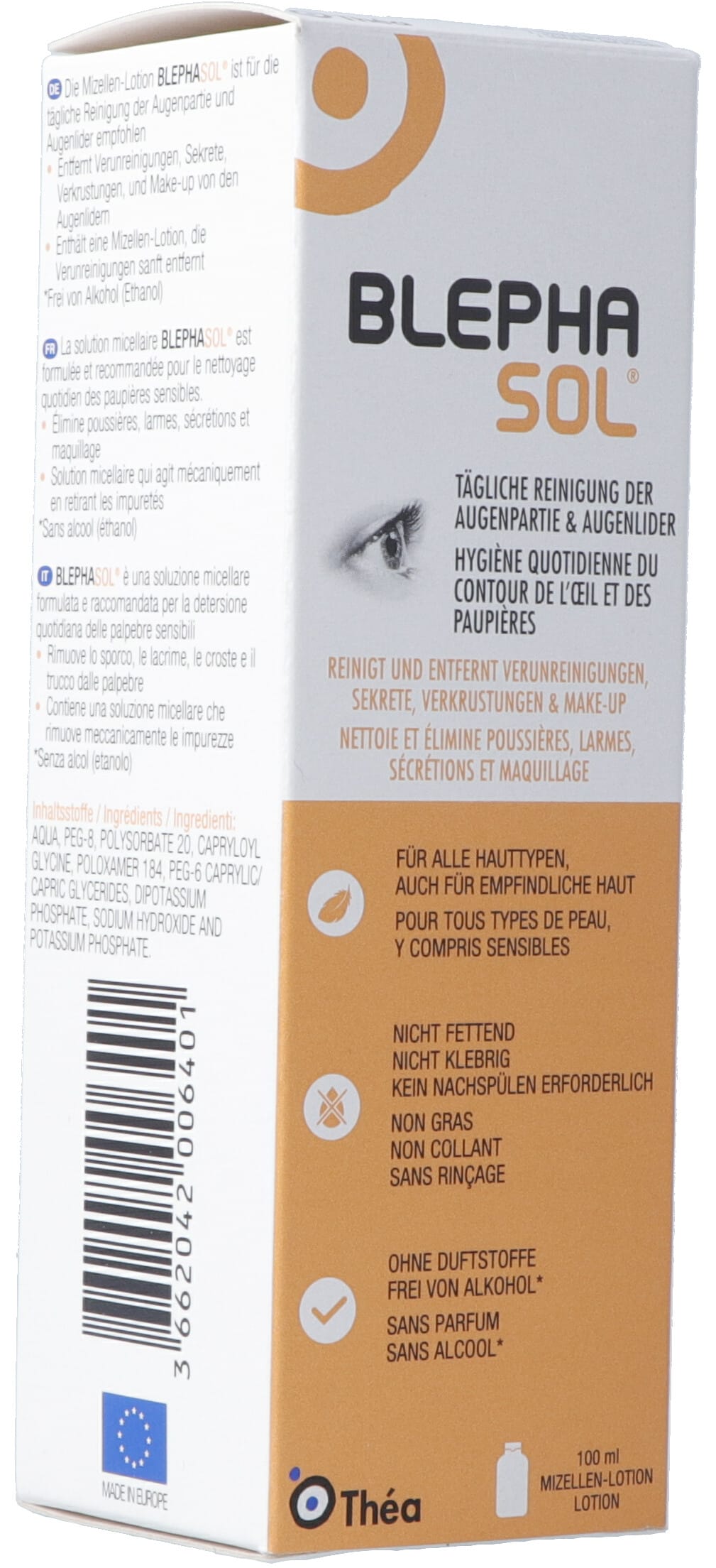 BLEPHASOL Mizellen-Lotion<br>100 ml, Flasche, Lotion