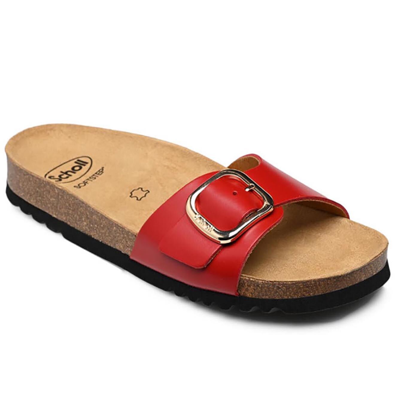 Scholl Mules en Cuir Kathlee rouges