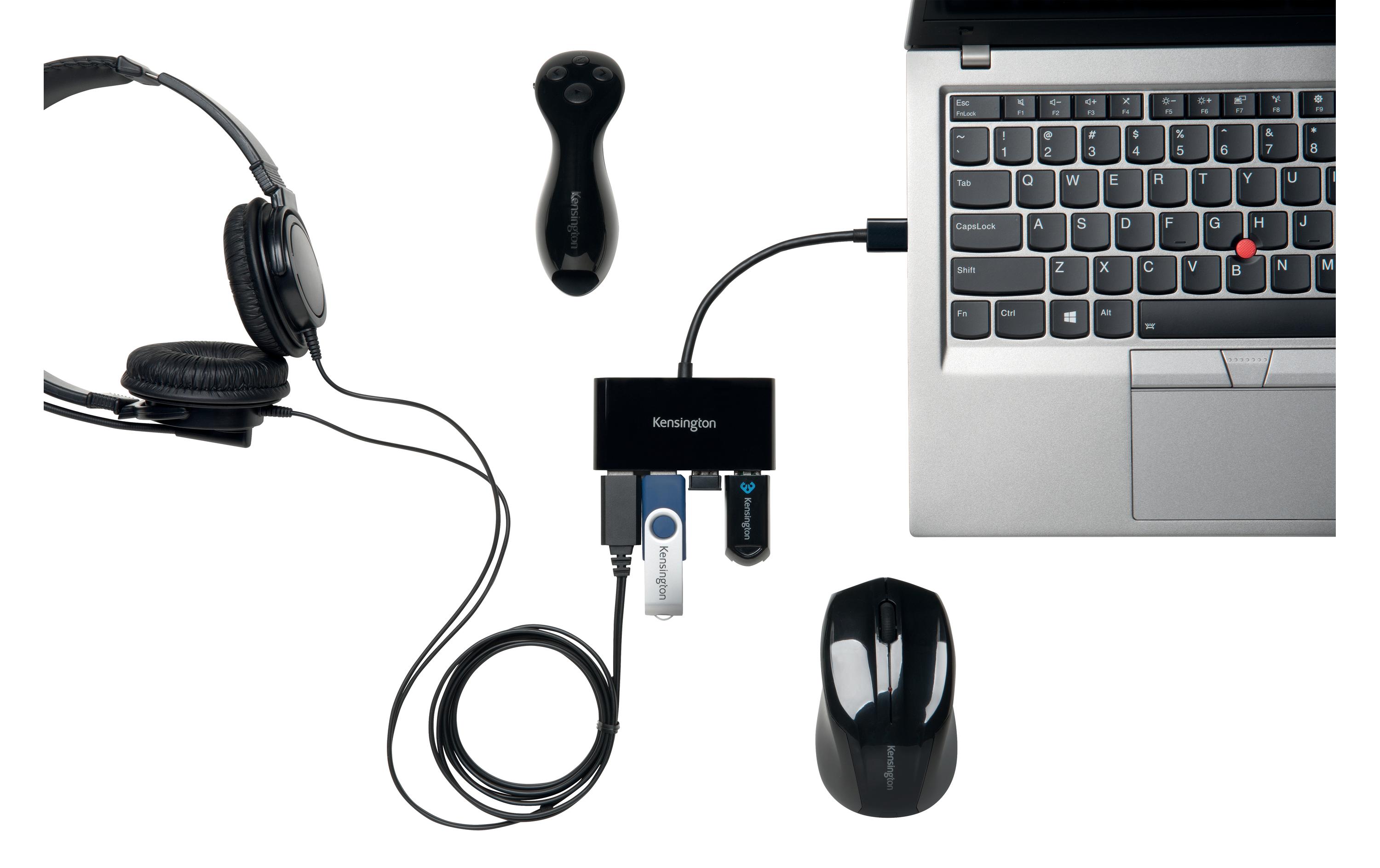 USB-Hub USB 3.0 4 PortUSB-3.0-Hub mit vier Anschlüssen