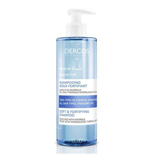 Vichy Dercos Shampoo Fortificante Mineral Suave 400ml