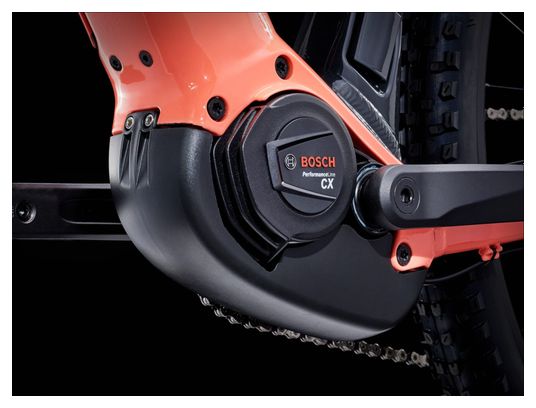 VTT Électrique Semi-Rigide Trek Powerfly 4 Shimano Deore 10V 625Wh 27.5'' Rouge Corail Gén 4