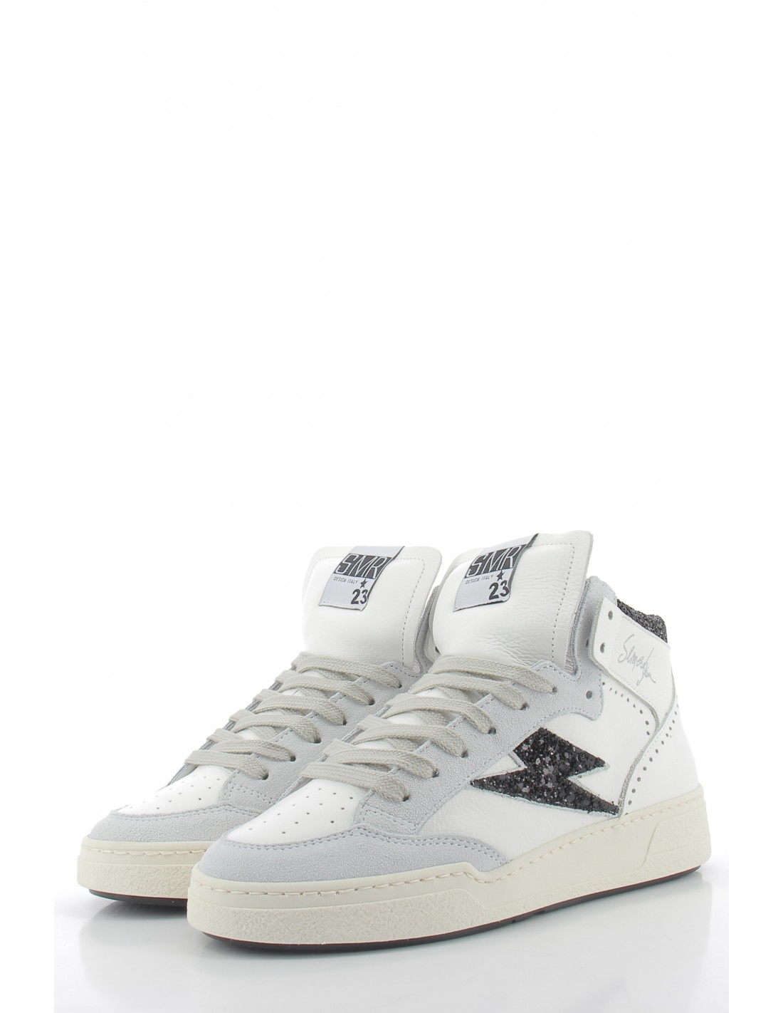 semerdjian Baskets Montantes Femme Braga Blanc