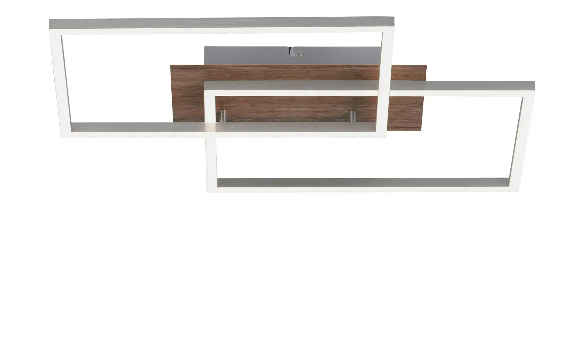Paul Neuhaus LED-Deckenleuchte, 2-flammig, Kunststoff-Holzdekor