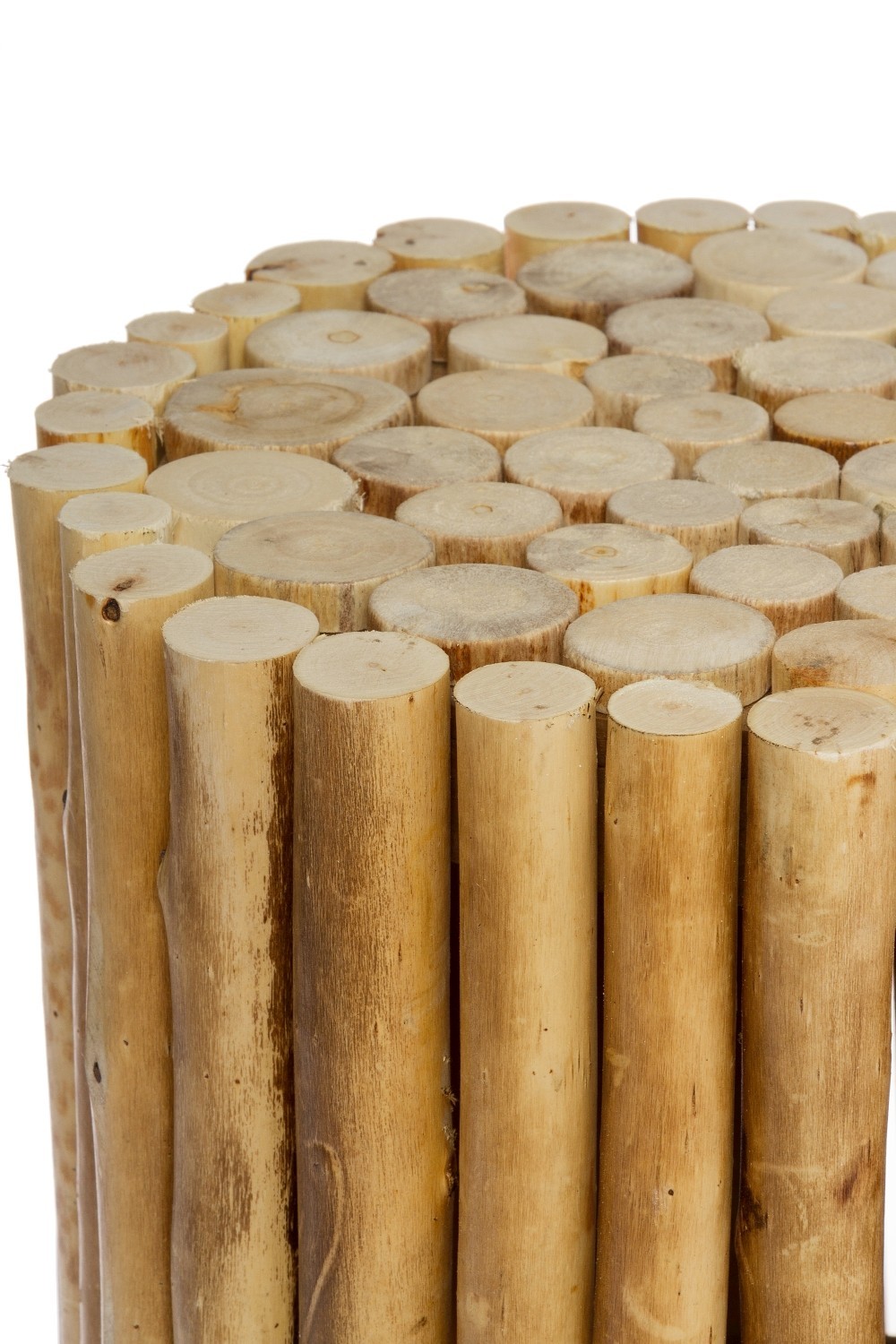 Holz-Hocker HANS - natur - Ø 30 cm