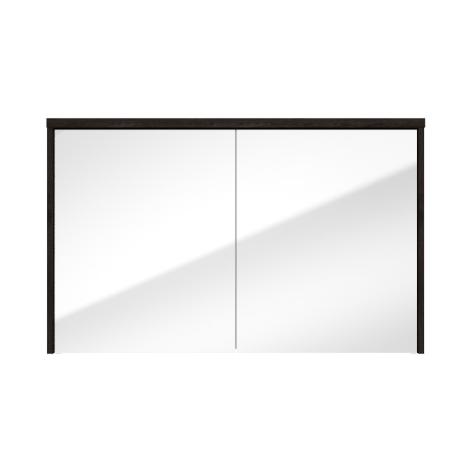 Fontana Basic spiegelkast 100cm met 2 deuren kasteel bruin