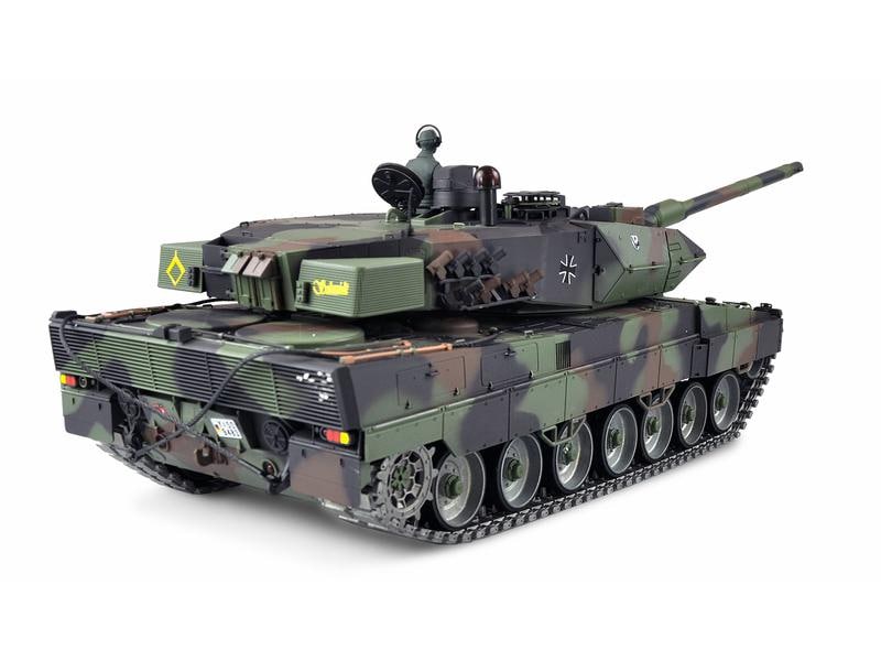 Amewi Leopard 2A6, Professional Line, 7.0, 1:16, RTR Originalgetreuer Leopard Panzer mit Metallgetriebe & Ketten