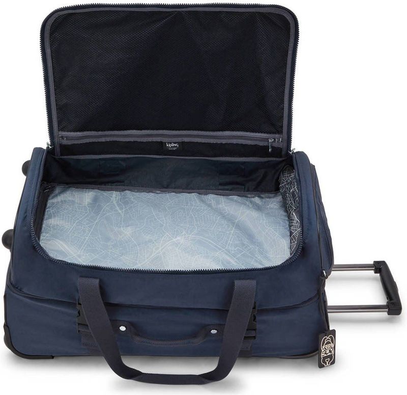 Kipling - Teagan M - Reistas - Zwart - Nylon - Met Wielen
