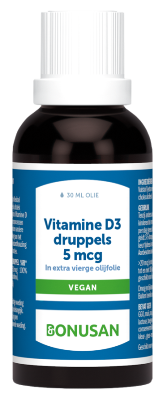 Bonusan Vitamine D3 Druppels 5mcg 30ml