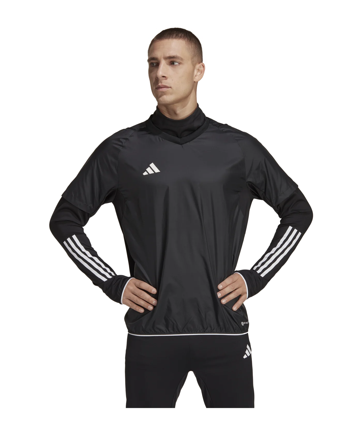 adidas Tiro 23 Windbreaker Schwarz