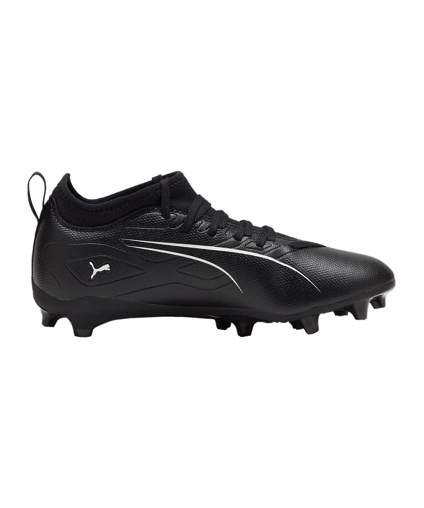 PUMA ULTRA 5 Match FG/AG Eclipse Jr Kids Schwarz Weiss F02