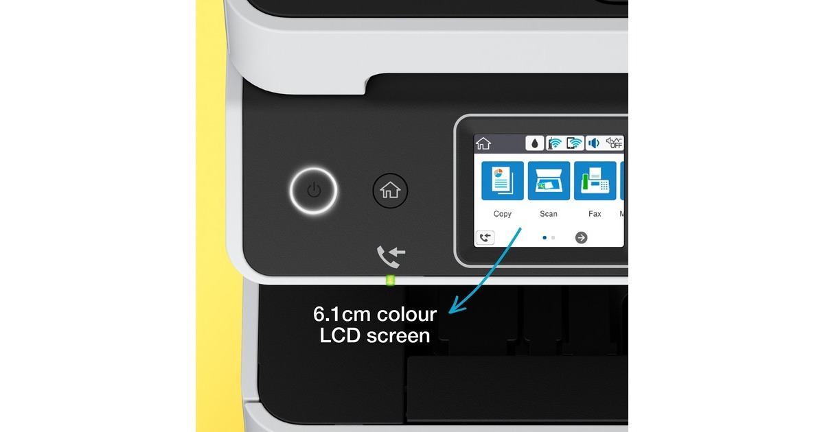 EpsonEcoTank ET-5170 all-in-one inkjetprinter  (Grijs/zwart,  Afdruk, Scan, Kopie, Fax, WiFi, USB, Ethernet)