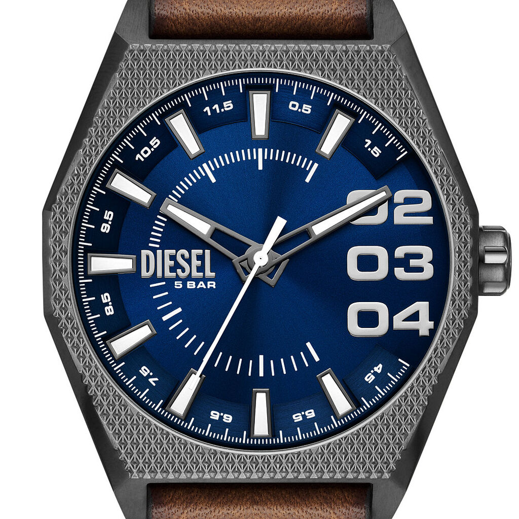 Montre Diesel Scraper Bleu