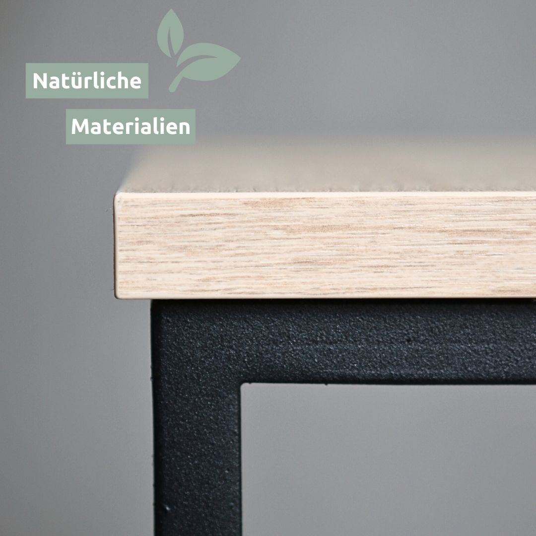 holz4home® Blumenständer | Dekoständer Sonoma Eiche | 50 cm