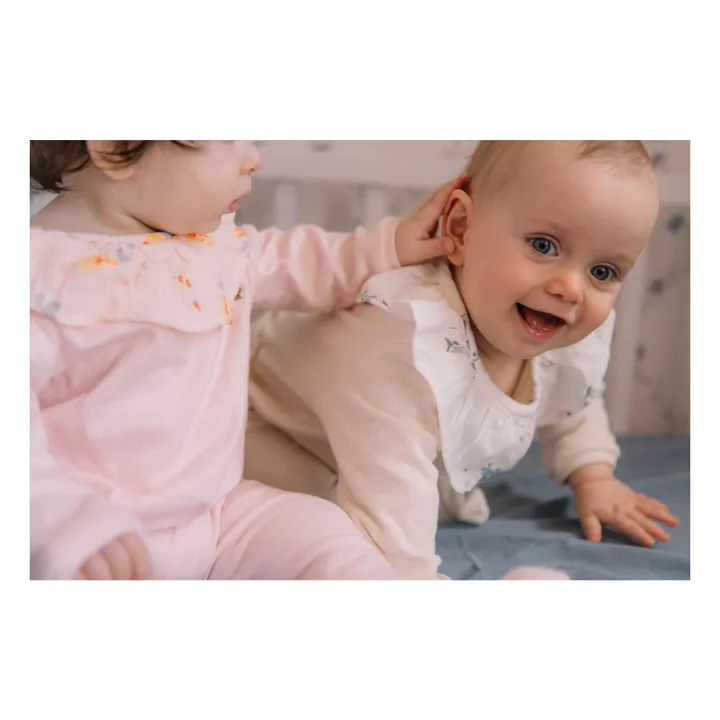 Risu Risu Pyjama Caline Coton Bio | Rose pâle