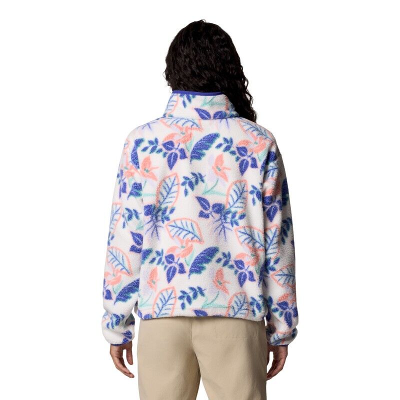 Helvetia II Printed Cropped Half Snap - Polaire femme
