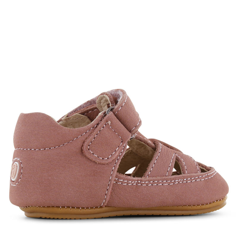 Shoesme roze BABY-PROOF® open schoentje Microleer | Meisjes schoenen