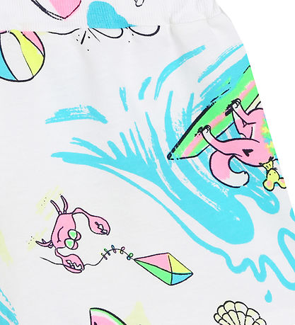 Billieblush Shorts - Hvid m. Surfprint