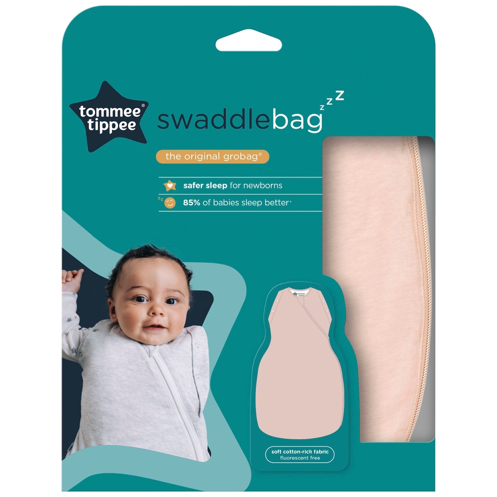 Tommee Tippee Babyschlafsack 0-3 Monate, 1,0 Tog, Blush