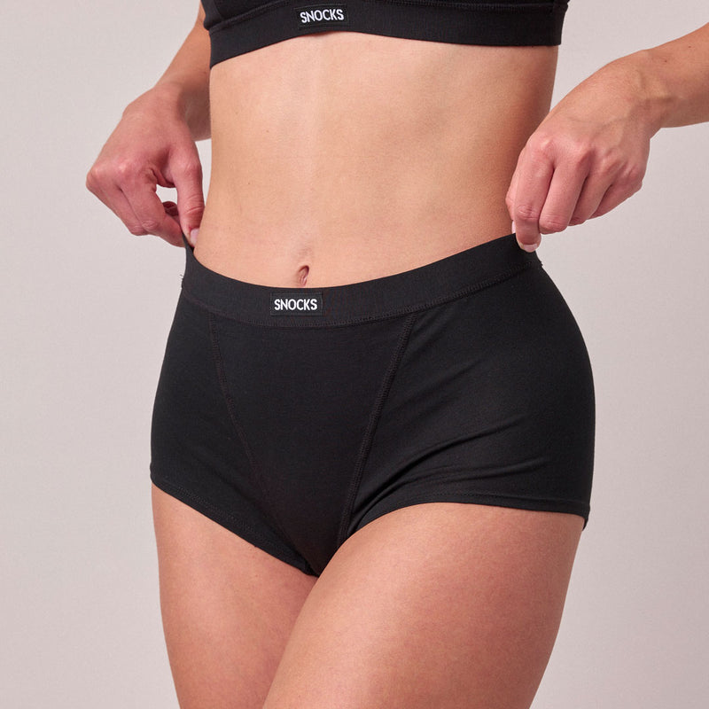 Retro Panties aus Bio-Baumwolle Grau