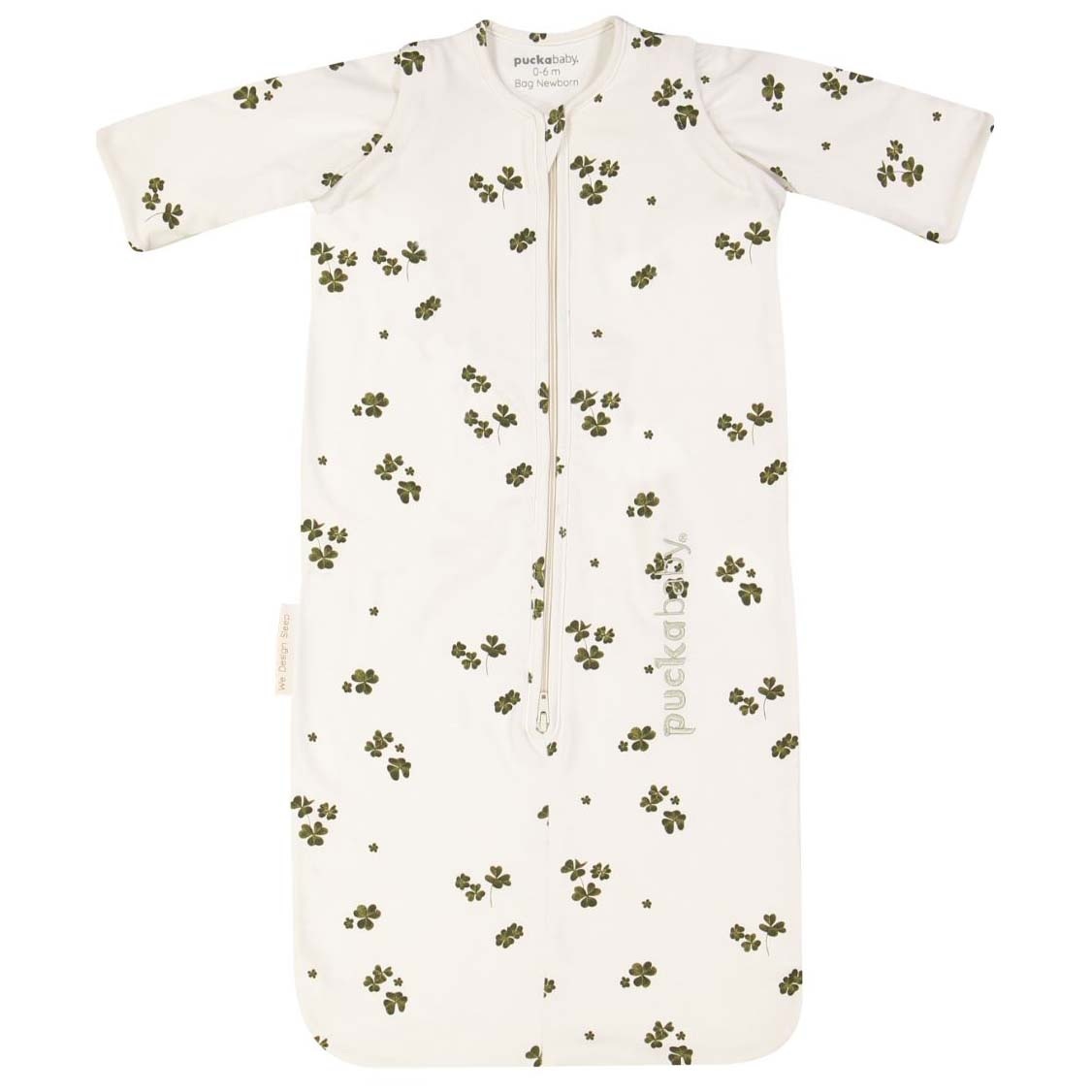 Puckababy newborn slaapzak wit