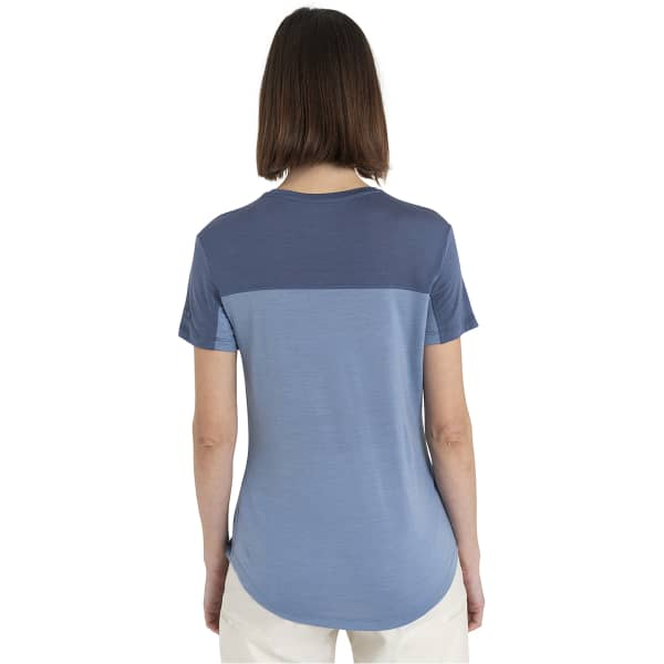 T-shirt randonnée ICEBREAKER W MERINO 125 COOL-LITE SPHERE III SS TEE KYANITE/DAWN/CB
