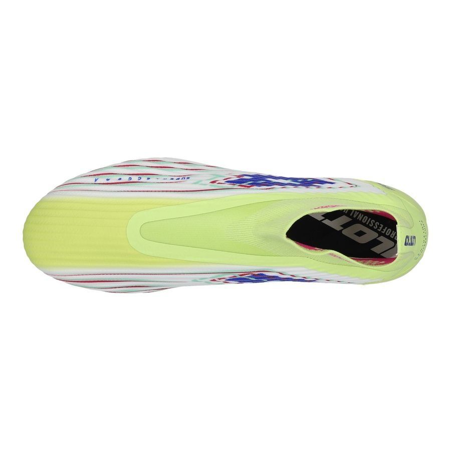 Lotto Solista 100 VIII Gravity FG Light Pack - Sunny Lime/Bleu/Blanc