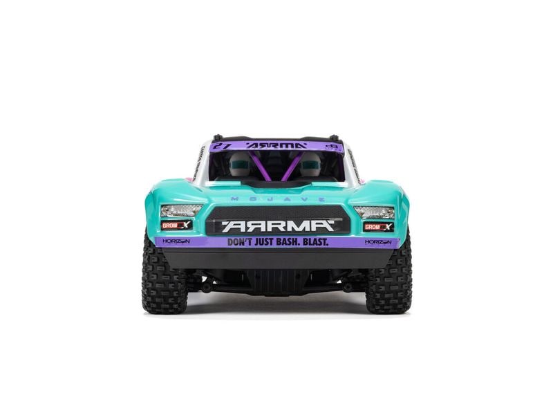 Arrma Desert Truck Mojave GROM BLX 2233S, Türkis 1:16 Brushless 4 X 4 Small Scale Desert Truck RTR mit DSC