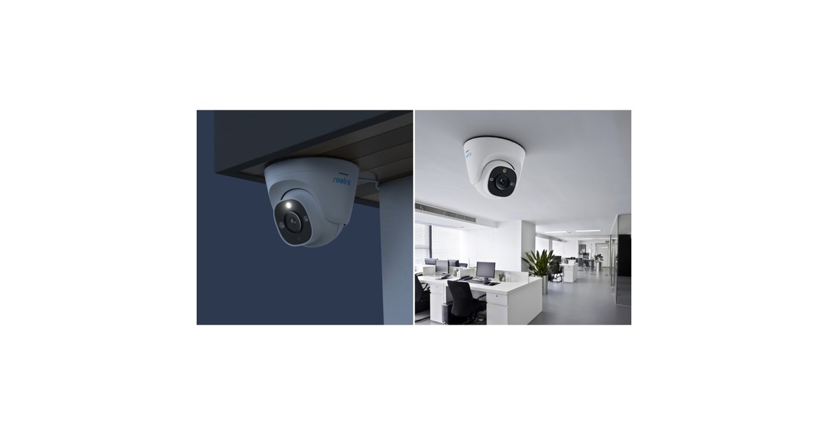 ReolinkP344, slimme 12 MP PoE Dome-camera met spotlight  (Wit, Kleurennachtzicht)