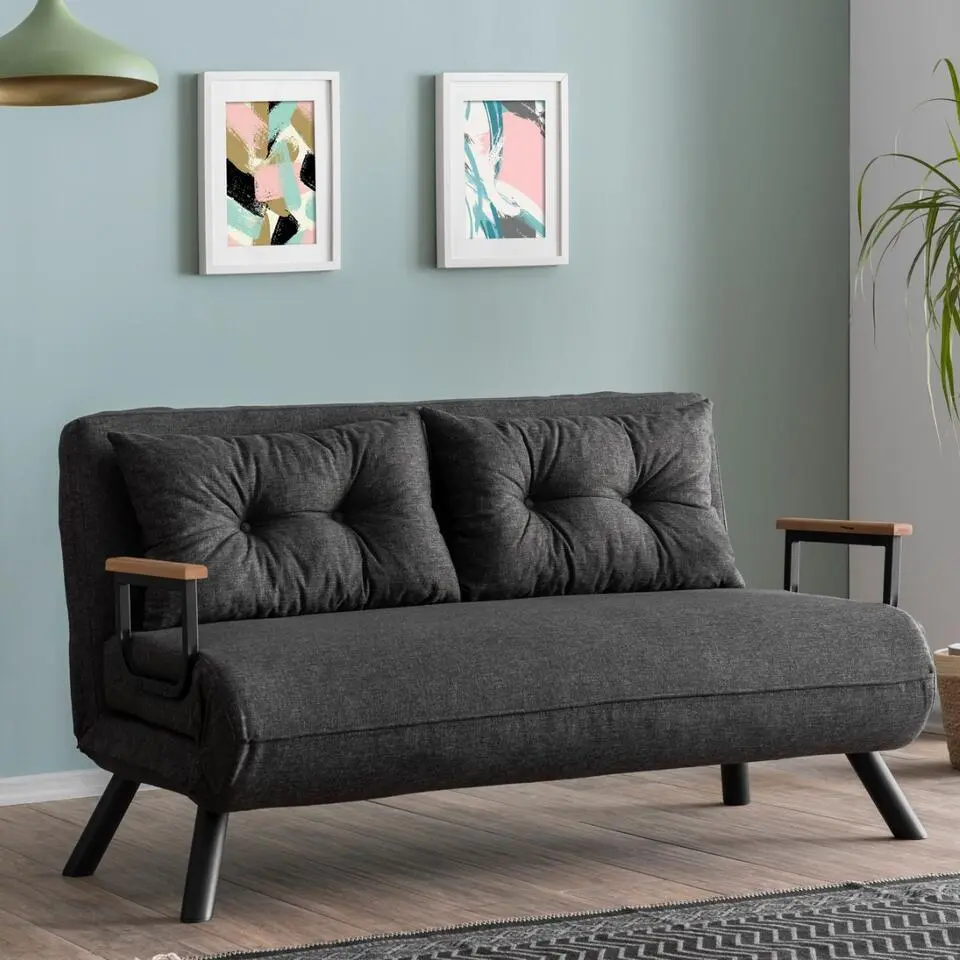CALICOSY - Slaapbank voor 2 personen SANDO - 50x133x41 cm